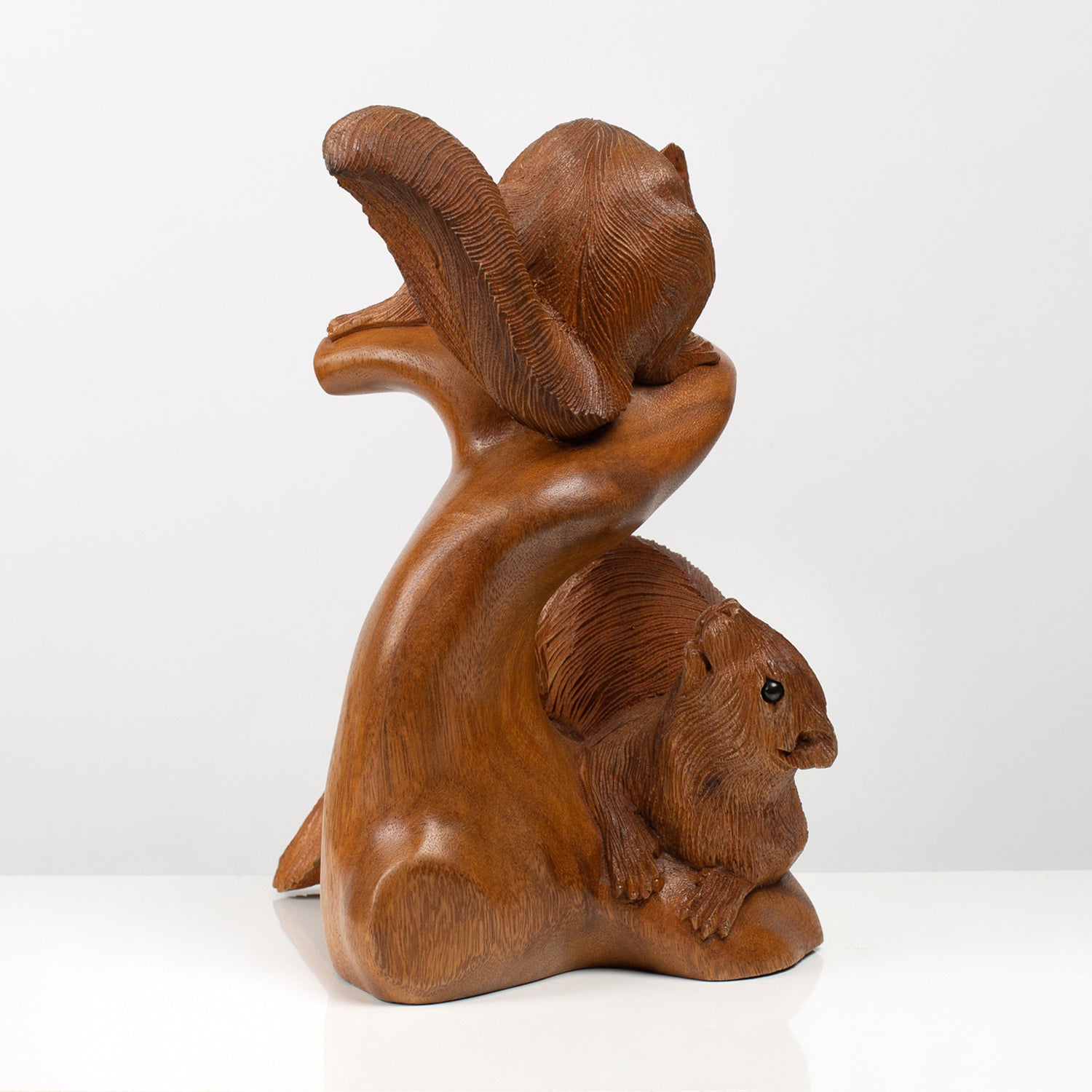 Eichhörnchen Skulptur | Vollholz