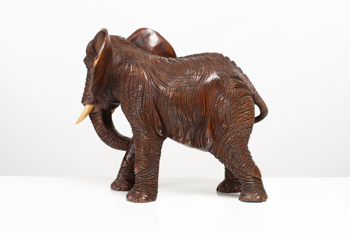 Holzskulptur Elefant "SOLIMAN"