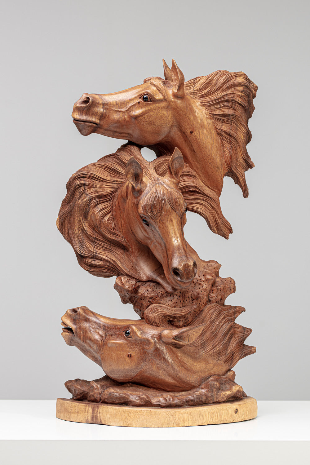 Pferdeskulptur "WISTERIA" | Vollholz