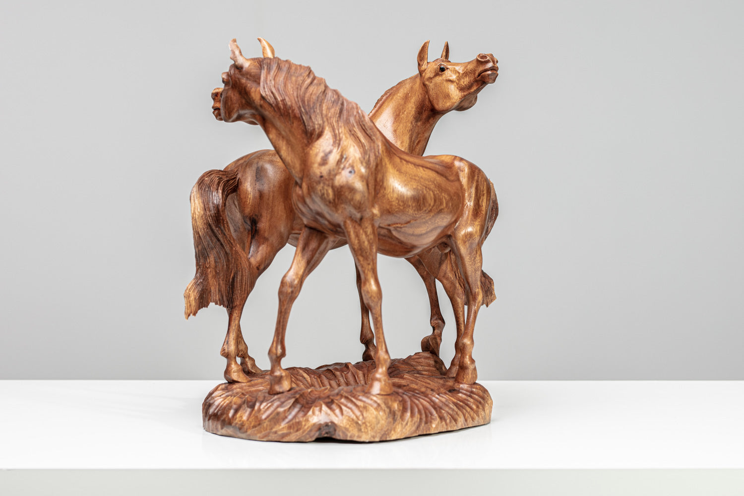 Skulptur Pferdepärchen | Vollholz